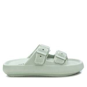 NEW XTI women's rubber flat sandals in aqua